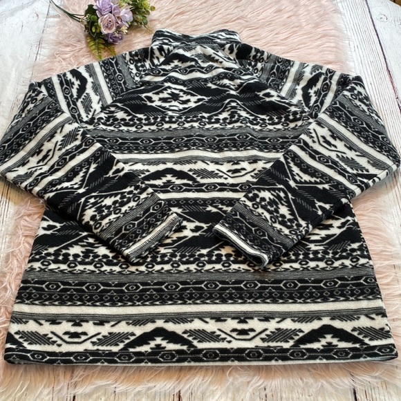 Eddie Bauer Radiator Arztec Patterned Fleece 2.0 Pullover sz L - Picture 11 of 11
